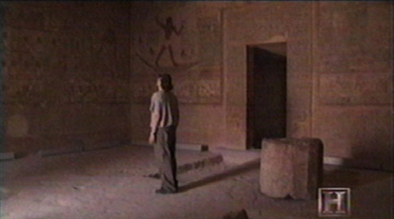Jacobovici in a tomb at Beni Hasan, from The Exodus Decoded Jacobovici in a tomb at Beni Hasan